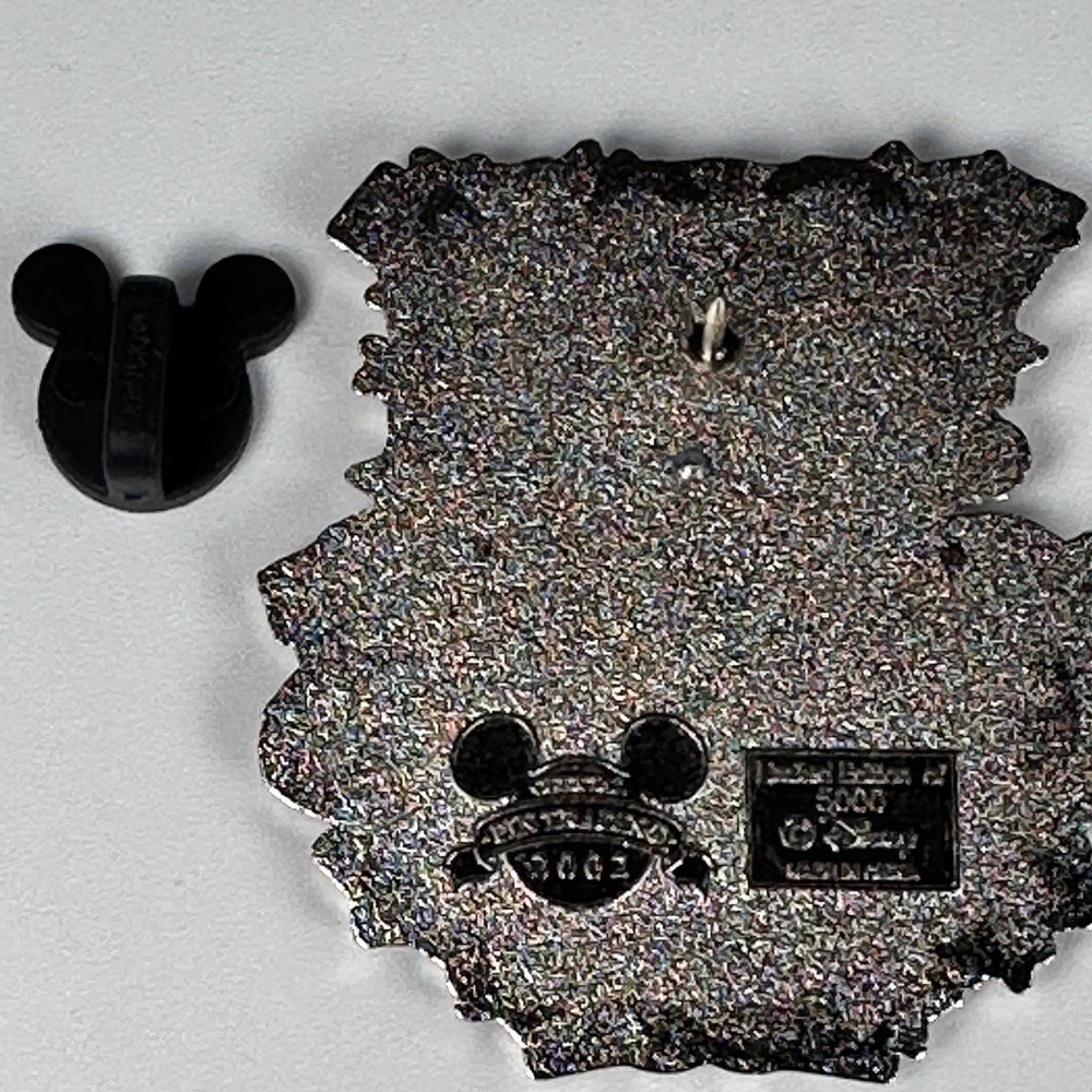 Mickey Minnie Mouse Dancing New Year's Day 2002 Disney Pin LE 5000 WDW Glitter - Picture 8 of 9